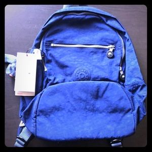 NWT Kipling back pack navy blue challenger